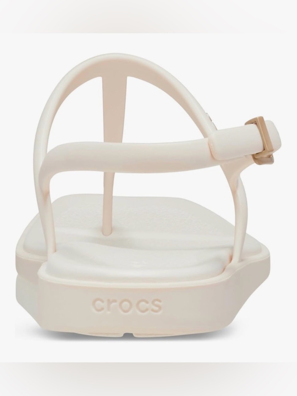 Crocs Women's Miami Thong Sandal, Ivory Thong Sandal - Picture 5 of 6